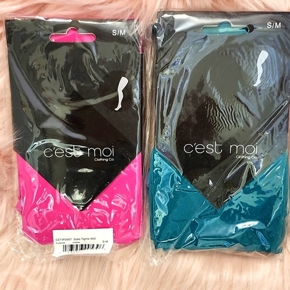 Brand New 2CT. C'EST MOI Ladies Tights- S/M